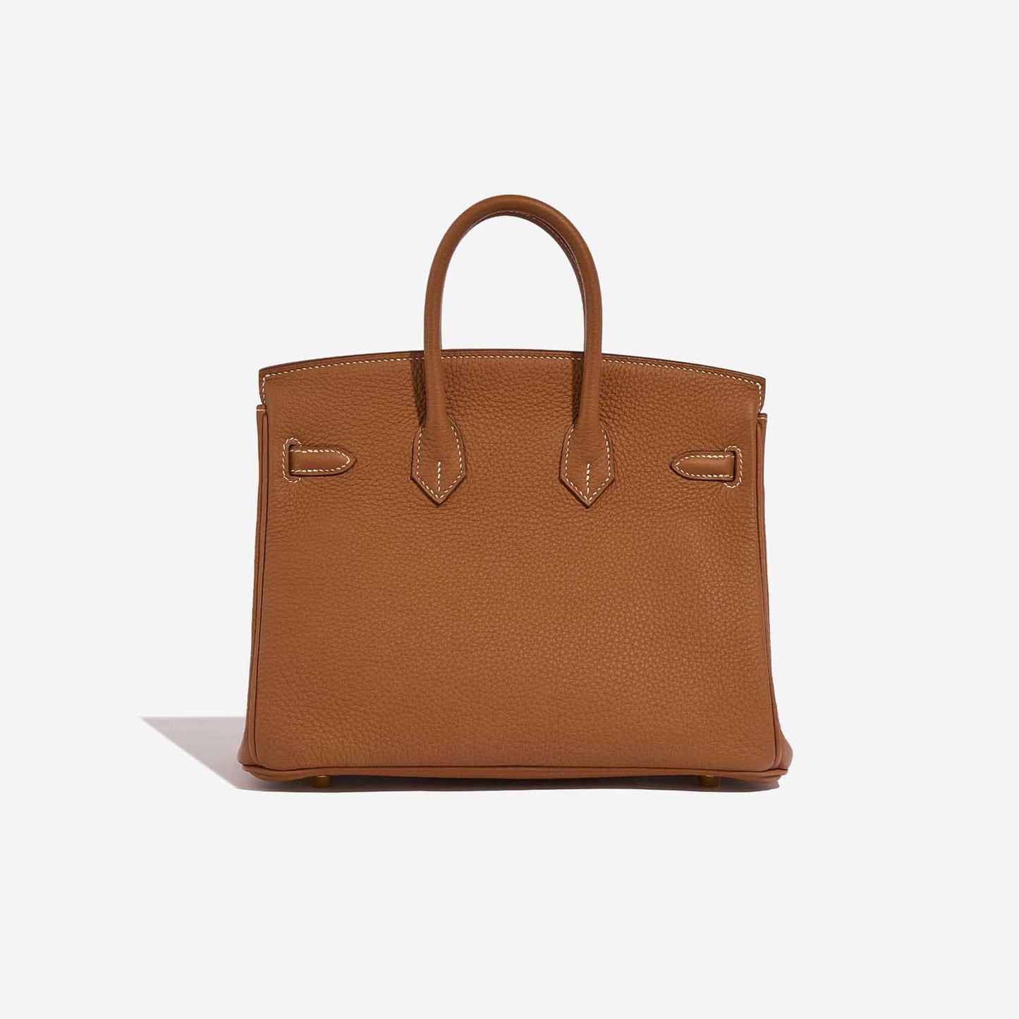 KARLA MIDI 25 Togo Silver Caramel