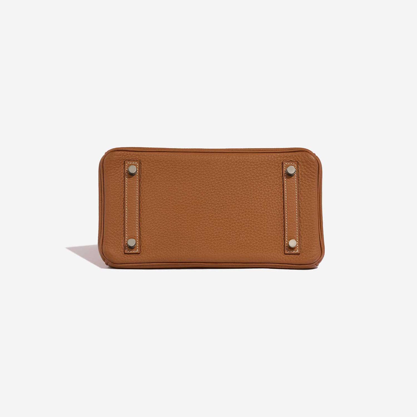KARLA MIDI 25 Togo Silver Caramel