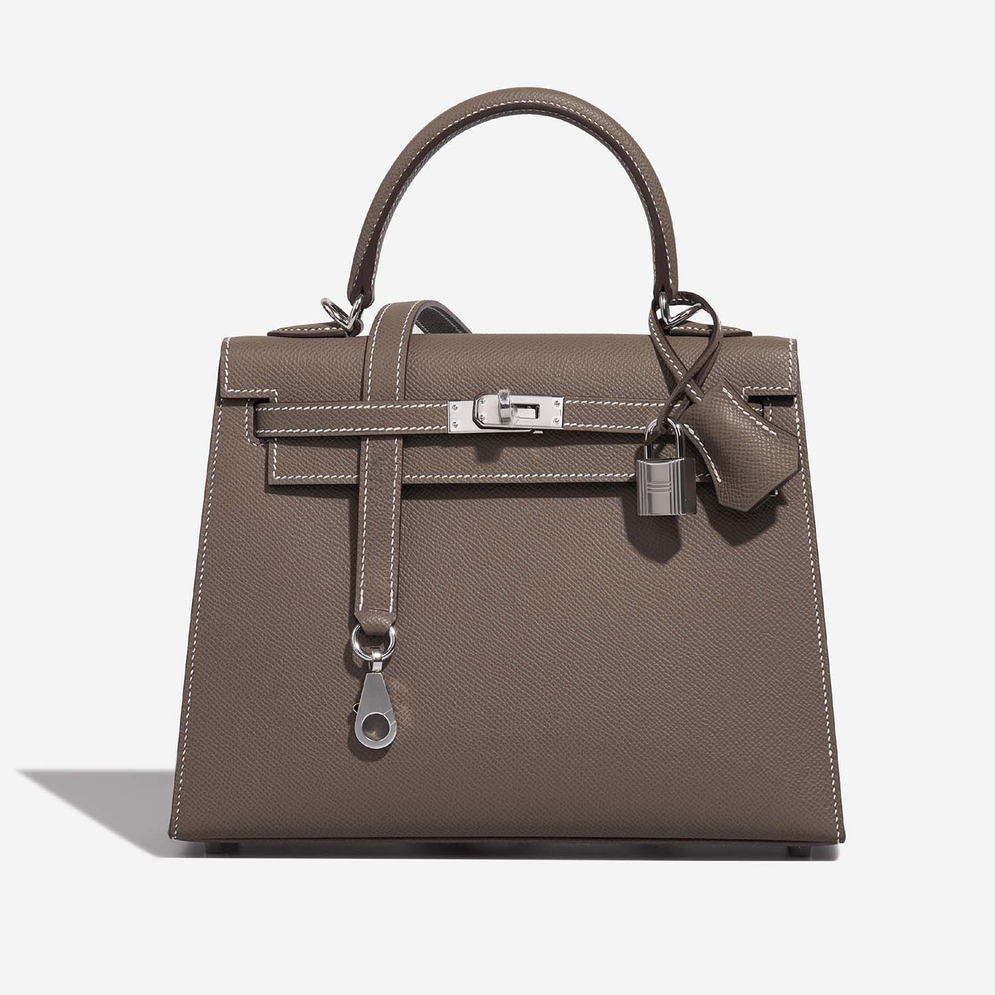 ALMA MIDI 25 Epsom Silver Toupe