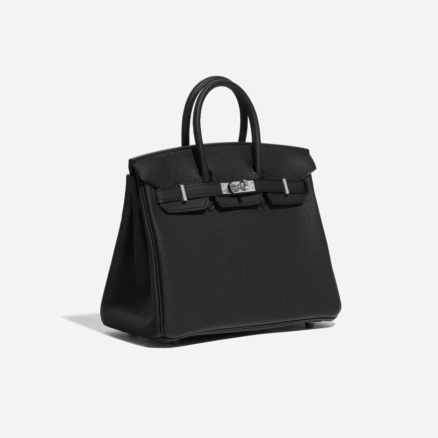 KARLA MIDI 25 Togo Silver Black