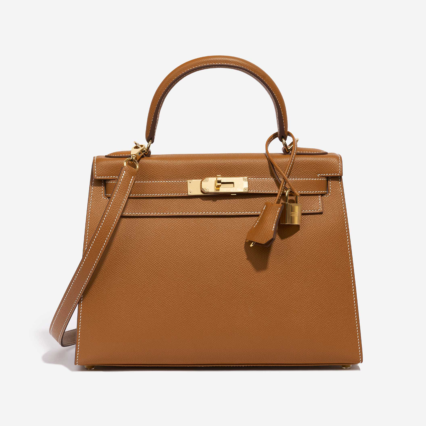 ALMA MAXI 28 Epsom Gold Caramel