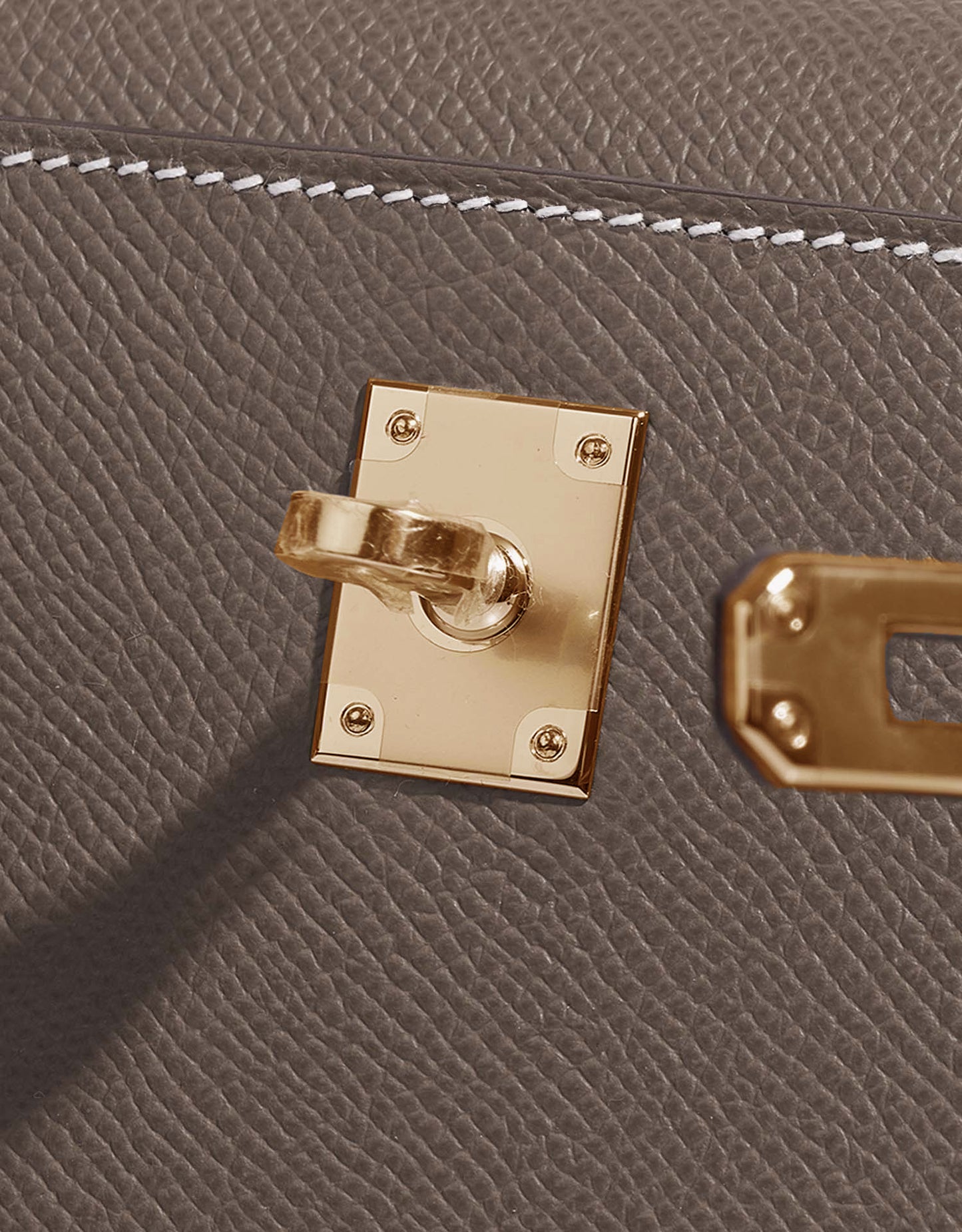 ALMA MIDI 25 Epsom Gold Toupe