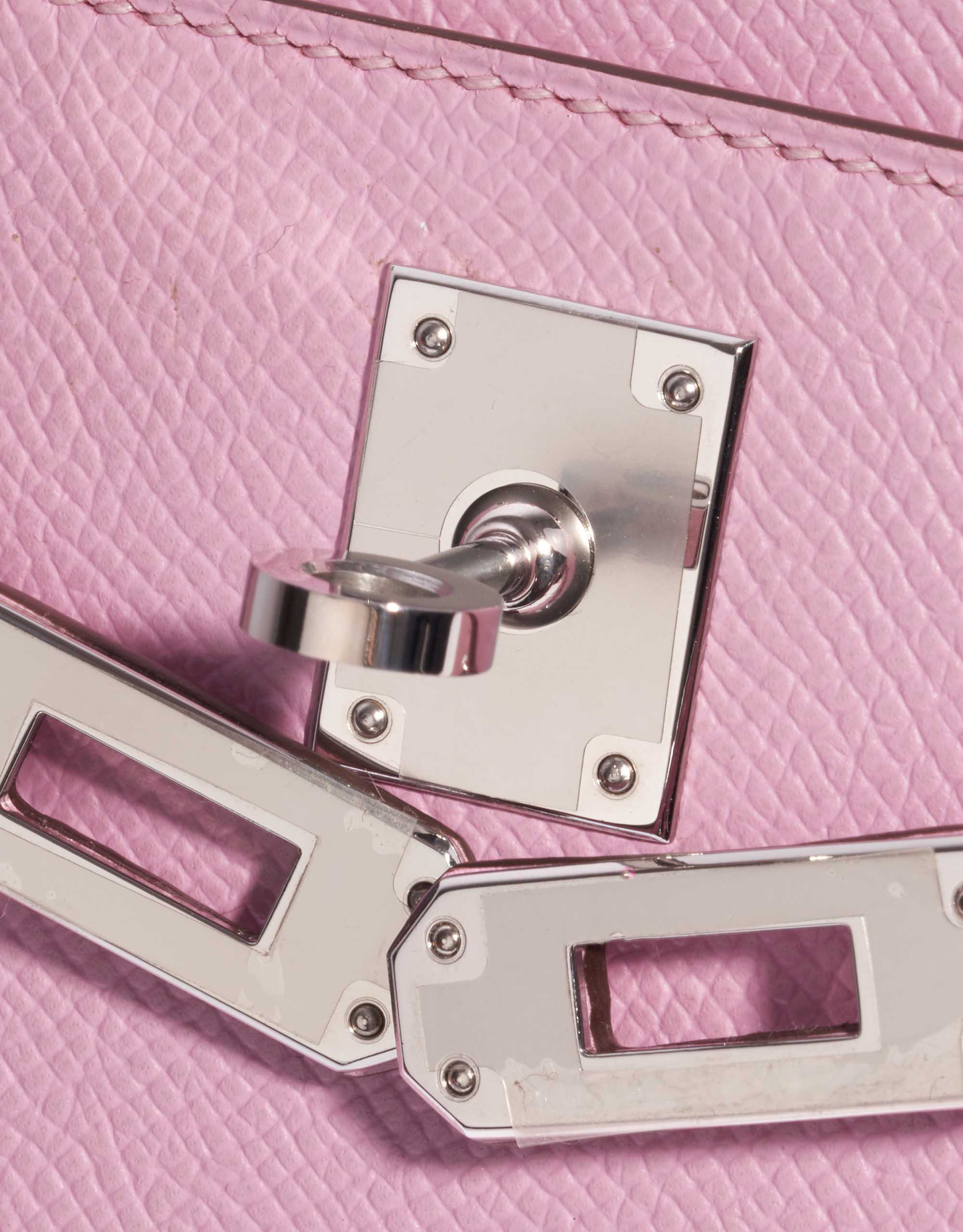 ALMA MINI 20 Epsom Silver Bubblegum