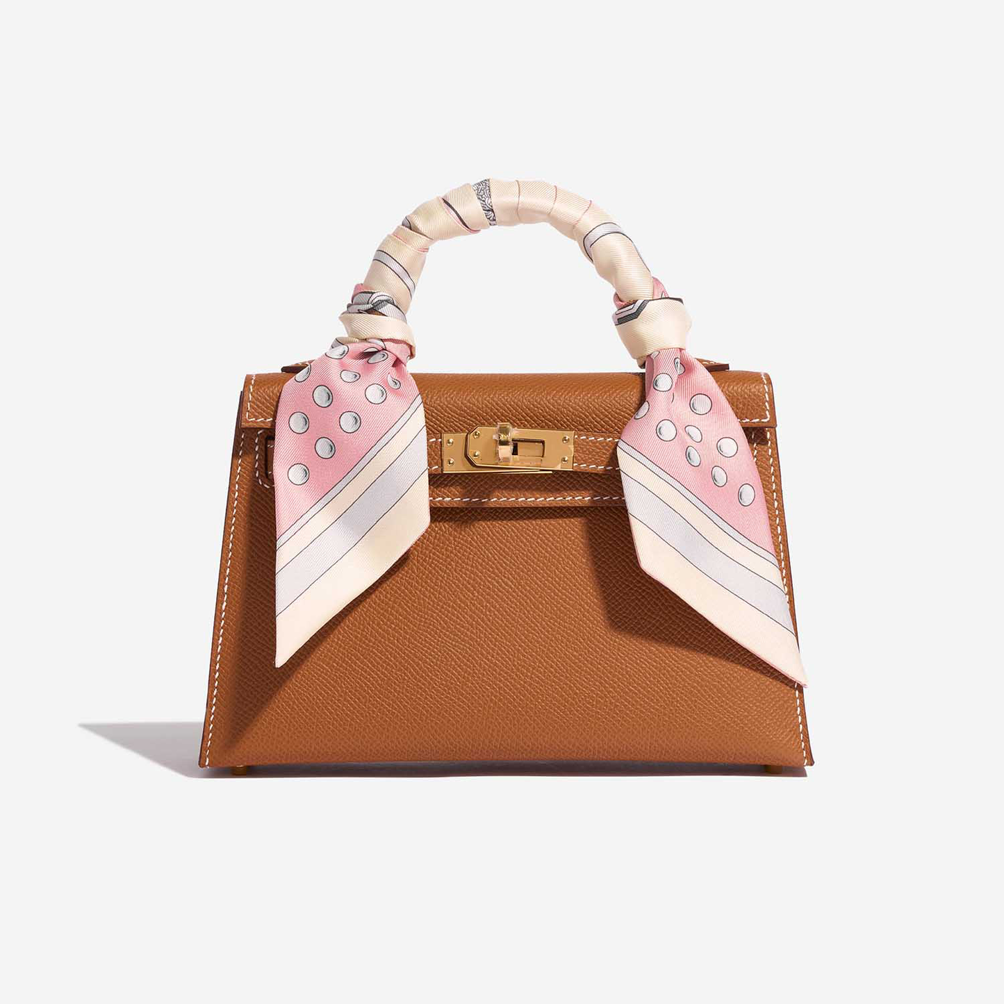 ALMA MINI 20 Epsom Gold Caramel