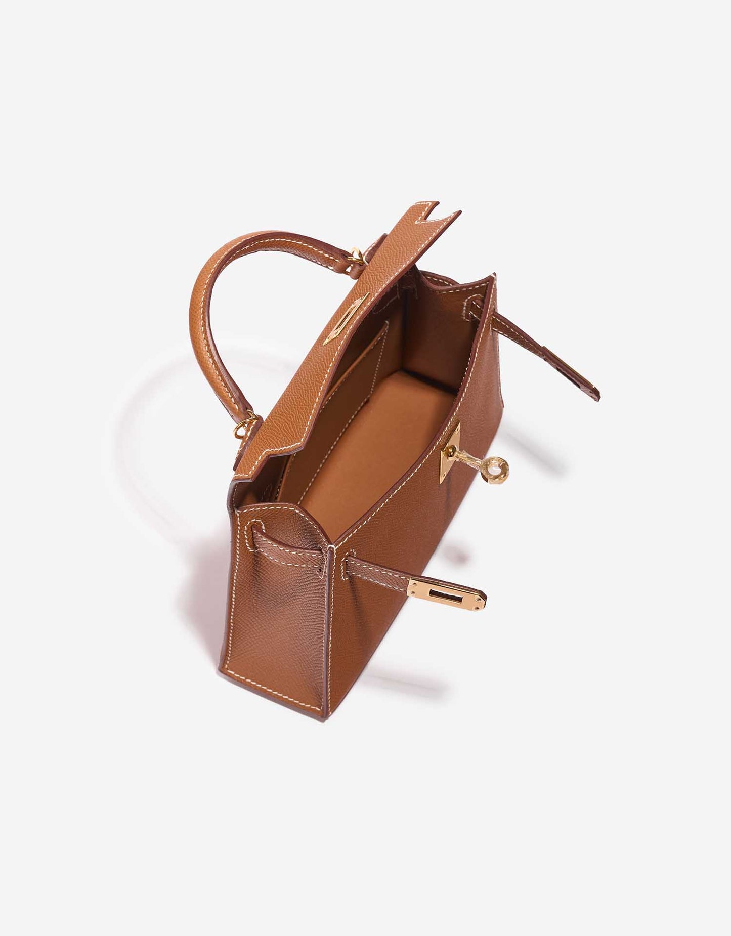 ALMA MINI 20 Epsom Gold Caramel