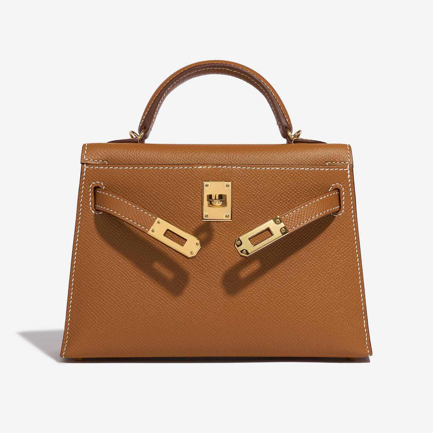 ALMA MINI 20 Epsom Gold Caramel