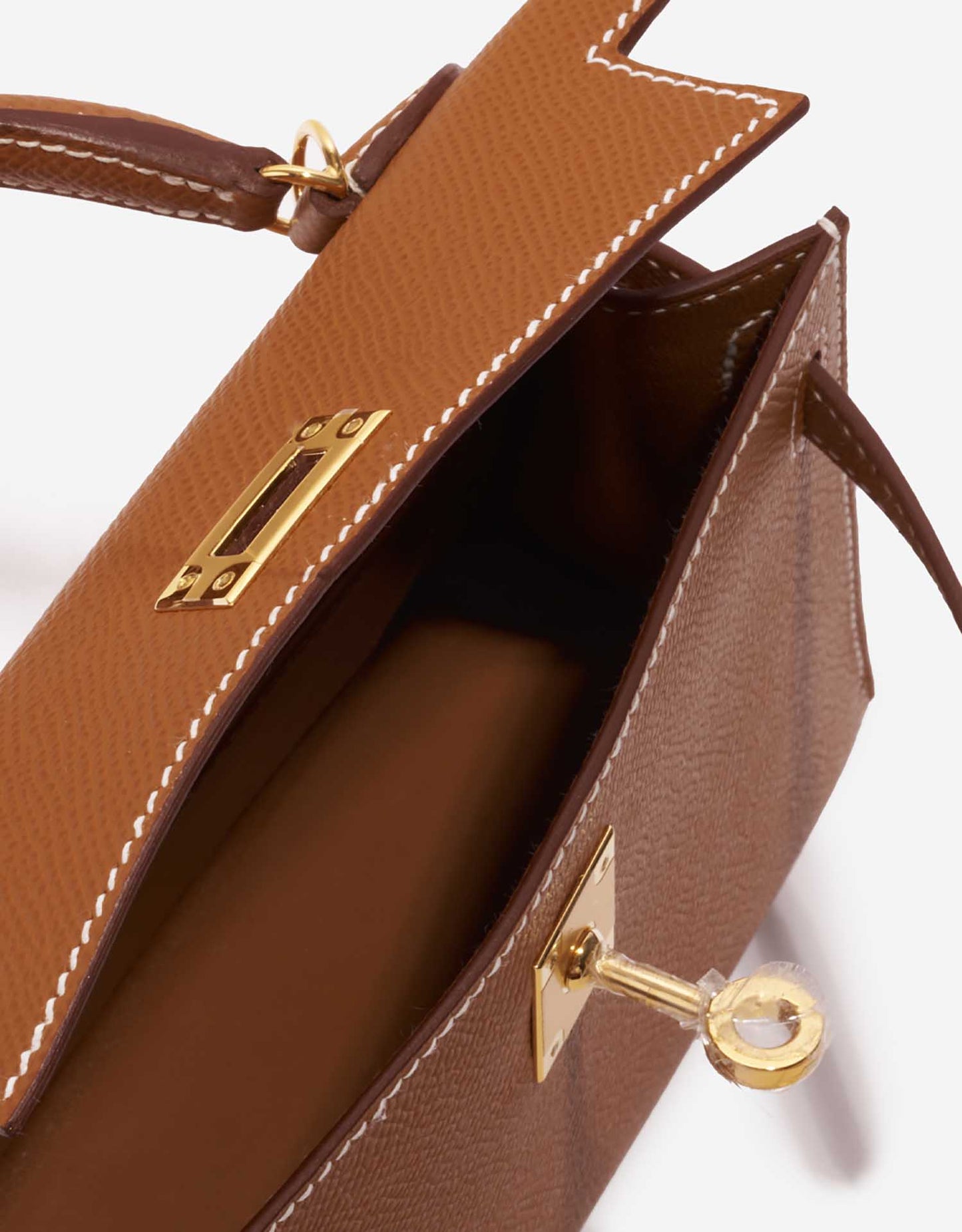 ALMA MINI 20 Epsom Gold Caramel