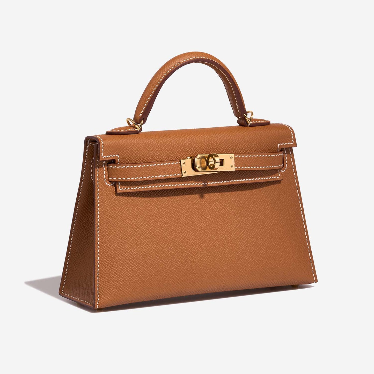 ALMA MINI 20 Epsom Gold Caramel