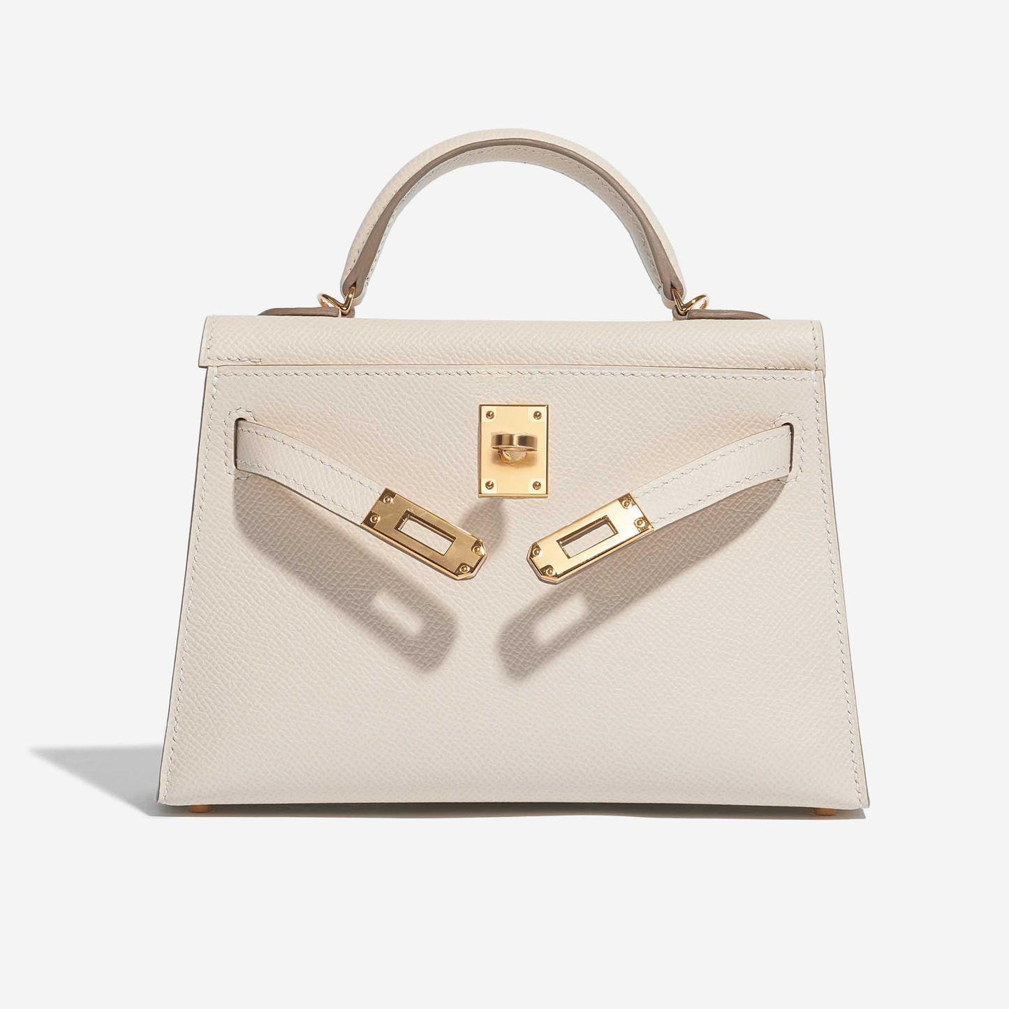 ALMA MINI 20 Epsom Gold Cream