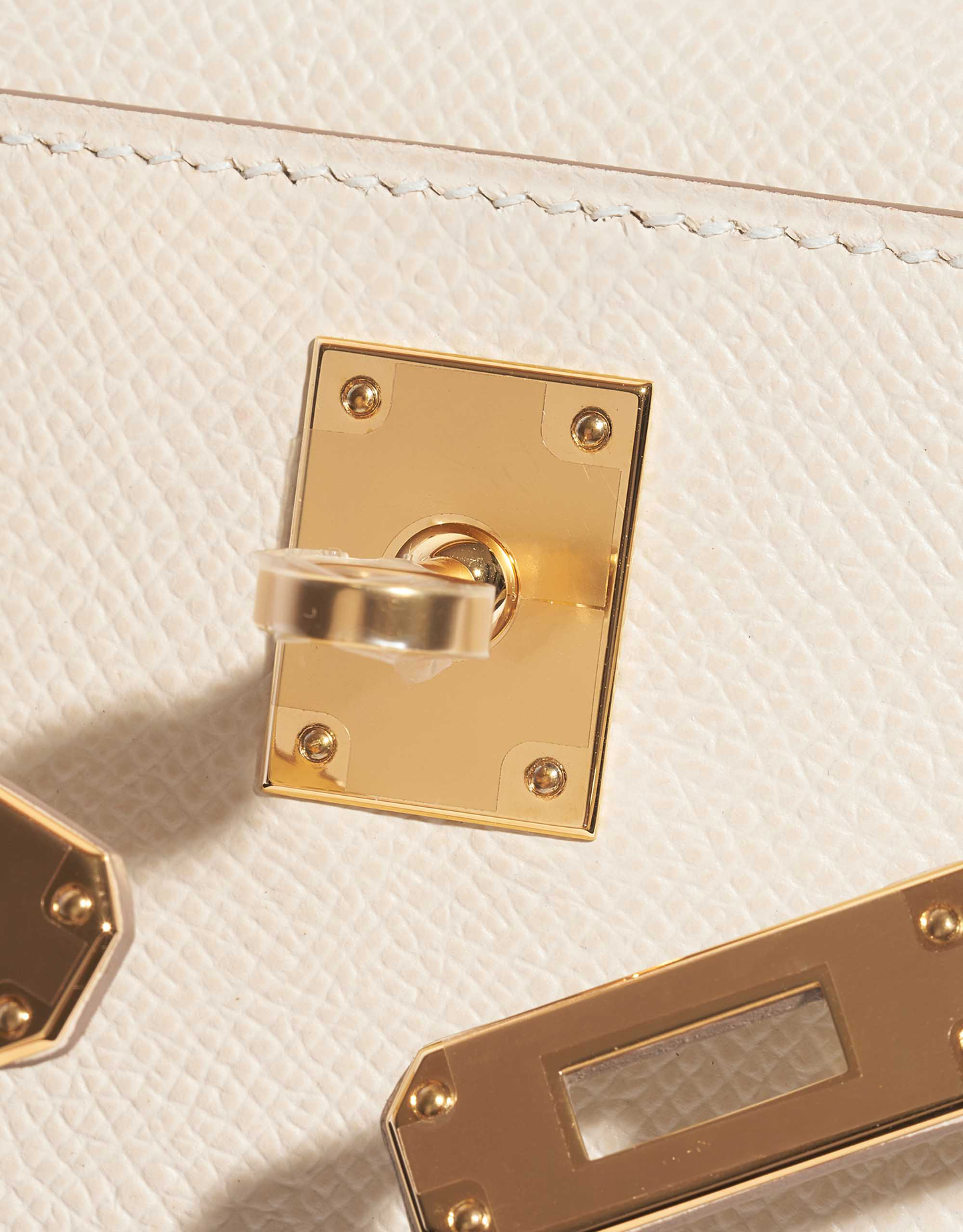 ALMA MINI 20 Epsom Gold Cream
