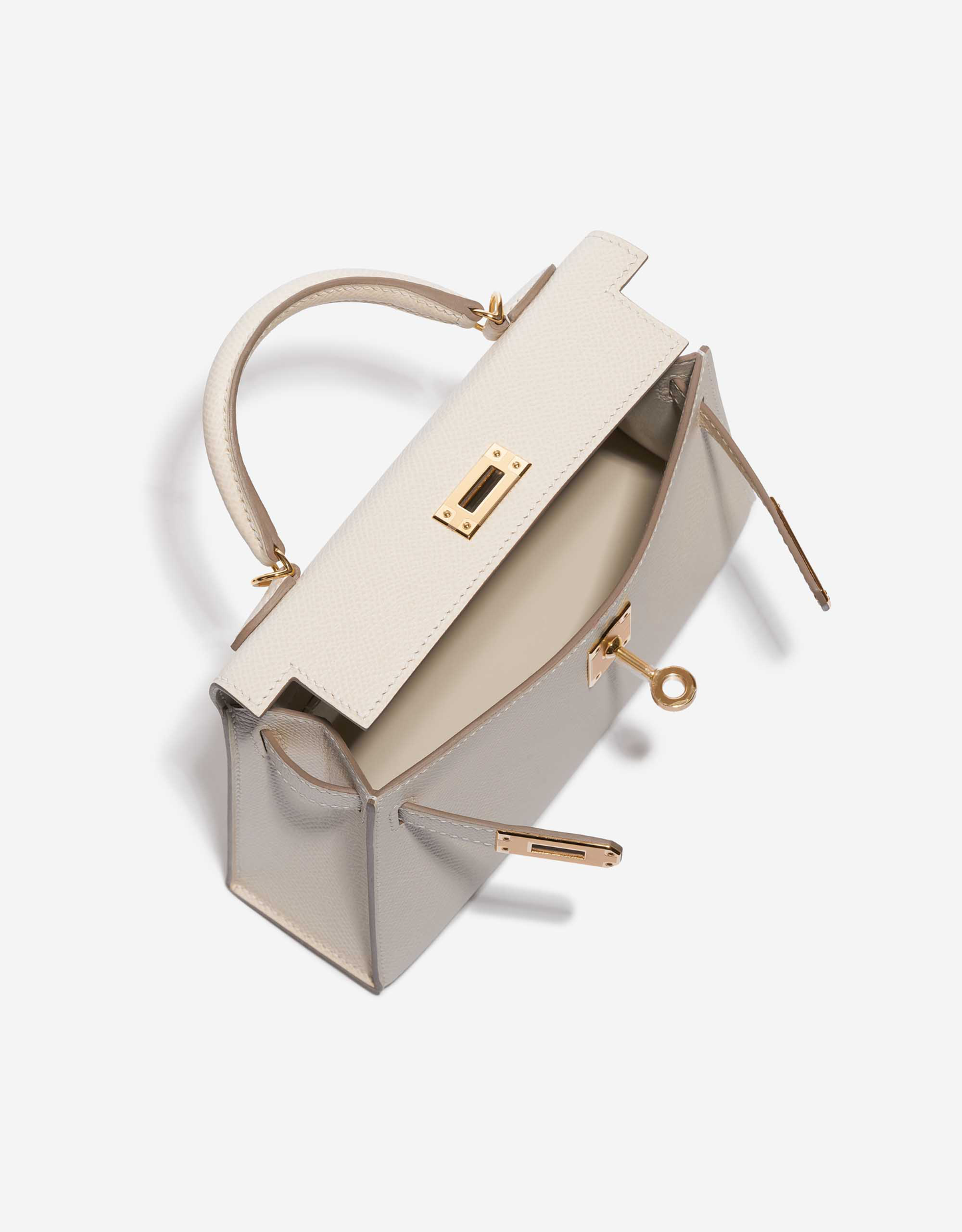 ALMA MINI 20 Epsom Gold Cream