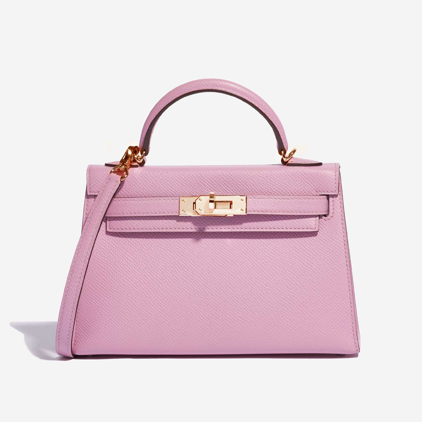 ALMA MINI 20 Epsom Gold Bubblegum