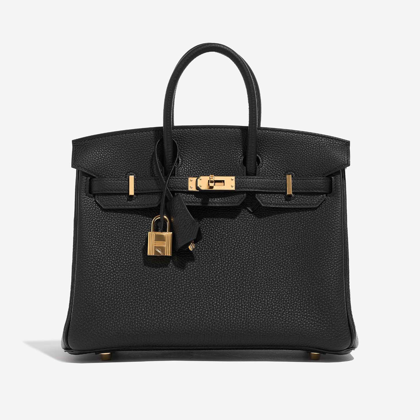 KARLA MIDI 25 Togo Gold Black