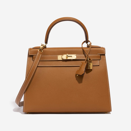 ALMA MAXI 28 Epsom Gold Caramel