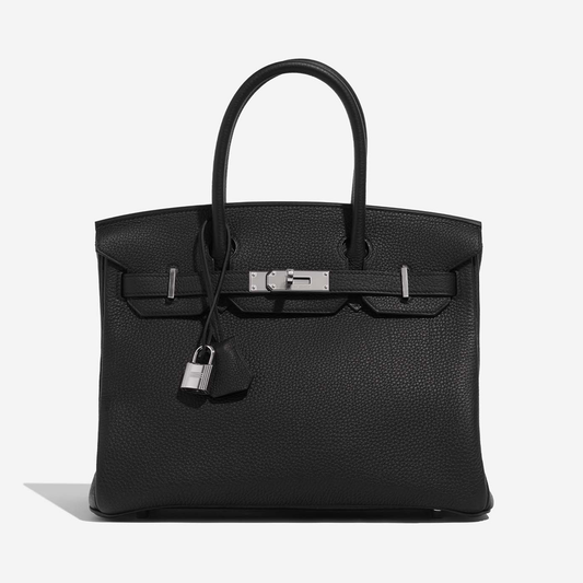 KARLA MAXI 30 Togo Silver Black